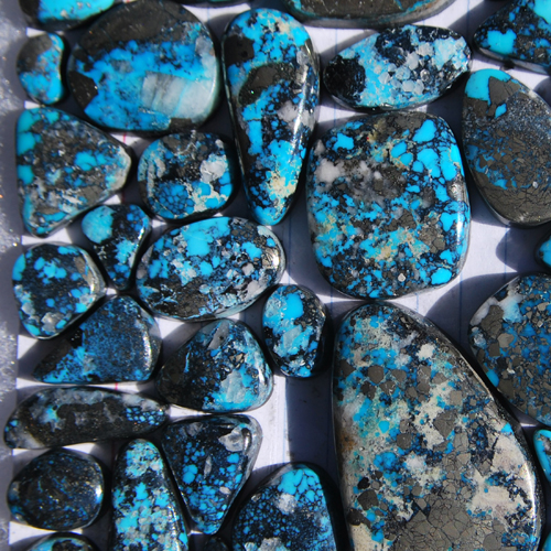 Turquoise Gemstone Lot 5000 Ct Natural Polished Slab Arizona Mine Kingman 