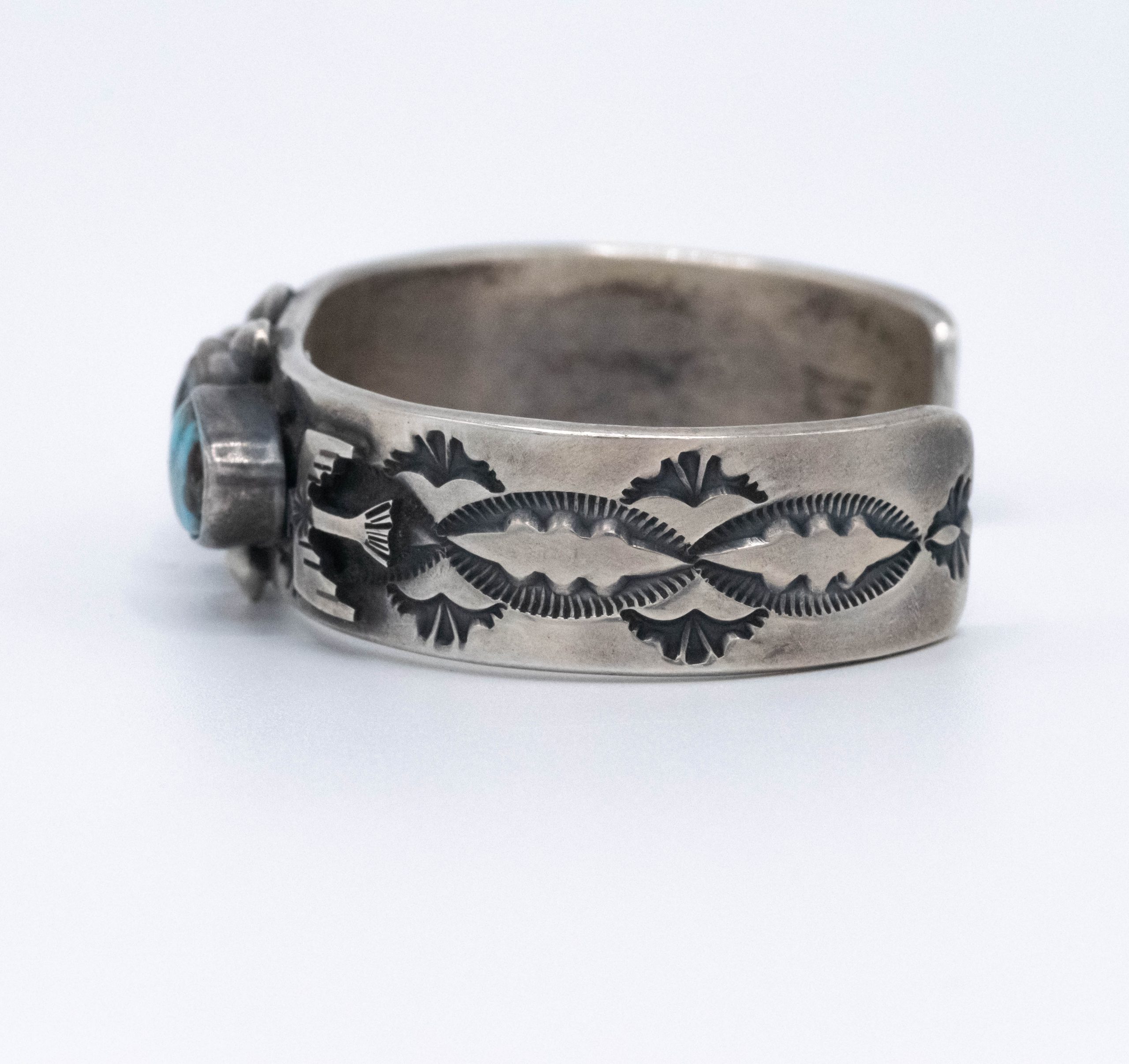 Natural 3 Stone Bisbee Bracelet | Silver Sun