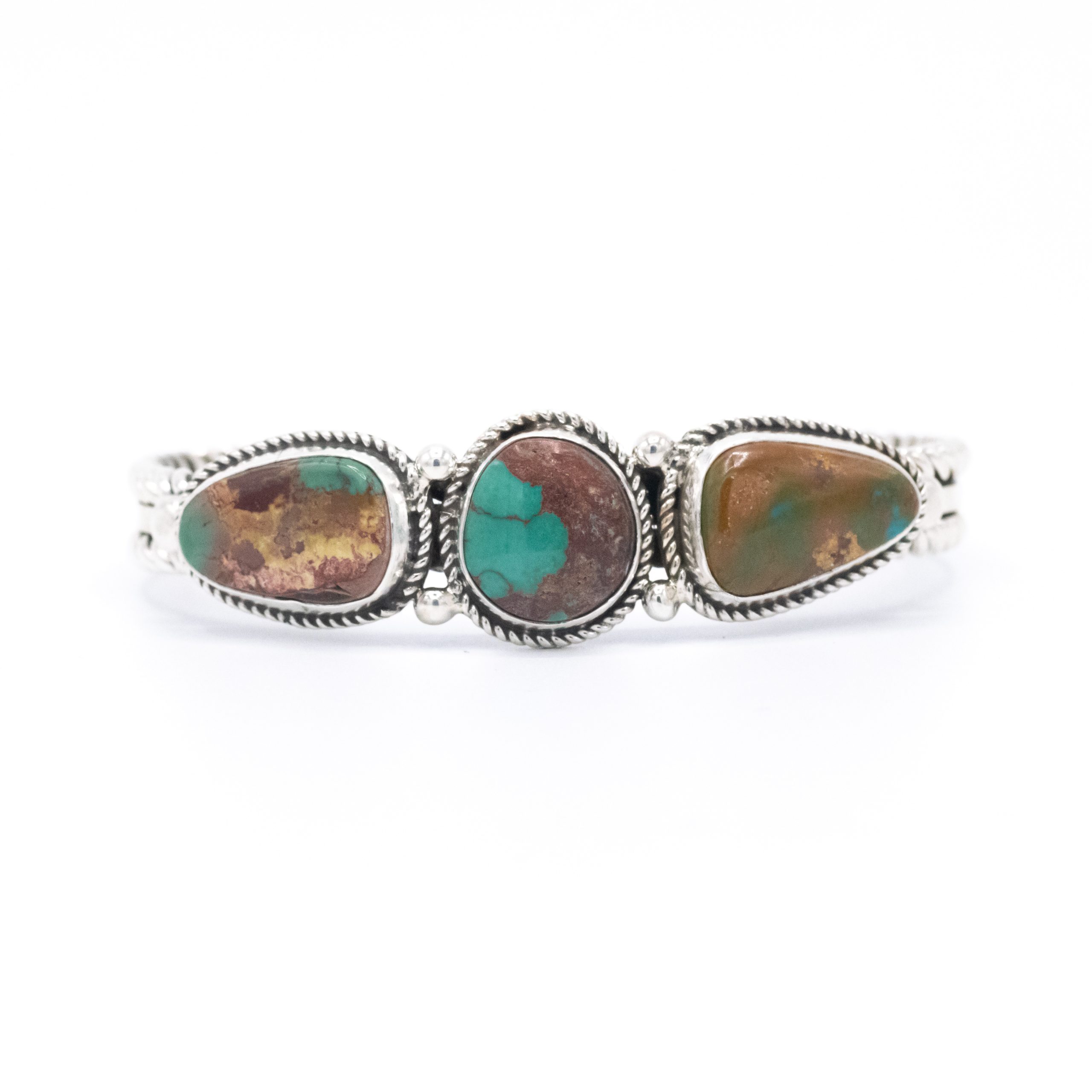 Sterling 3-Stone Oval Opal Cuff Bracelet - (choose colors) – LE Jewelry  Designs